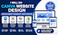 do canva website design, createxyz website, squarespace shopify developer