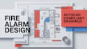 design fire alarm system, fire detection layout and riser diagram