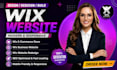 design wix studio website, responsive wix studio website design, fix wix studio