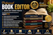professionaly write, edit, format, publish your amazon KDP book, paperback, lulu
