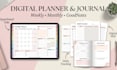 design printable daily planner aesthetic weekly and monthly planner