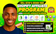 setup shopify affiliate program using goaffpro uppromote or bixgrow