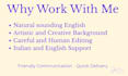 improve english for artists and creative writers