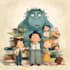 create space cartoon book cover