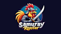 design a unique samurai rooster mascot logo 1 day