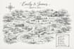 draw a custom illustrated hand drawn map