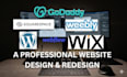 do squarespace redesign weebly, webflow zyro wix duda godaddy website design