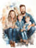 make watercolor family portrait