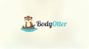 design a professional cute otter cartoon mascot logo