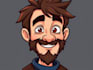 create cartoon vector portrait from photo