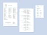 design restaurant and hospitality menus