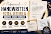 write customized handwritten notes, letters and messages