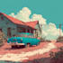 create authentic retro comic illustration