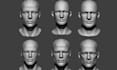 convert your image into stylized, realistic 3d head bust stl 3d printable model