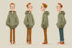 design cute cartoon characters