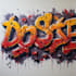 do 90s airbrush graffiti design, airbrush art