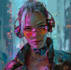 draw scifi or cyberpunk character portrait art