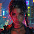 create scifi or cyberpunk character portrait art