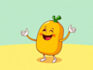 make a professional food character illustration with massive personality