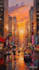 create a custom oil and acrylic painting
