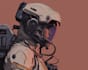 design futuristic sci fi character illustrations
