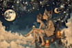 draw fantasy children illustration