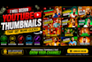 design professional eye catching youtube thumbnail