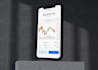 design modern crypto nft and wallet app UI UX