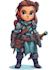 draw 2d game character