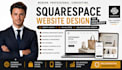 design a modern squarespace website square online store square business website