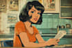 create authentic retro comic illustration