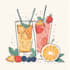 do food and drink illustration