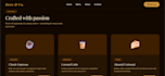 build a responsive website using HTML CSS tailwind and javascript