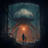 do a sci fi horror and fantasy scene concept art illustrations