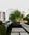 design modern architectural facade with 3d rendering