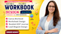 do canva worbook design, ebook worksheet booklet kdp journal, lead magnet design