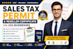 register sales tax permit and resale certificate
