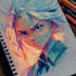 draw anime art and illustration
