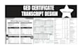 design college transcript, high school, transcript design and ged certificate