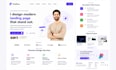 do modern figma landing page design, figma website UI UX