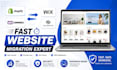 shopify migration woocommerce wix website transfer expert