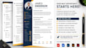 design, write, update and edit your resume or CV template