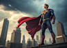 illustrate legendary superhero character
