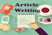 write urdu articles and blog posts professionally