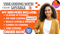 vibe code custom app fix vibe code claude ai base44 replit lovable carrd coding