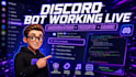 setup your professional discord server with channels roles and bots