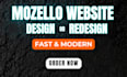 design a responsive modern mozello website redesign mozello website
