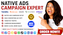 set up, optimize, and manage your taboola and outbrain native ads campaign