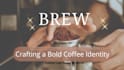 bold modern coffee shop logo design with brand identity