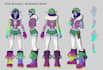 create a character design based on descriptions